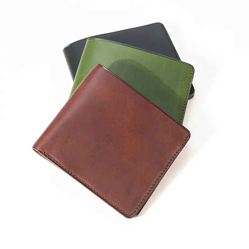 వెజిటబుల్-టాన్డ్ లెదర్ వాలెట్